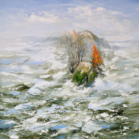 Réal Calder, ‘Octobre sur la mer no.2’, 2021