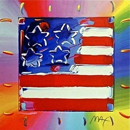 Peter Max, ‘Heart with Flag III’, 2003