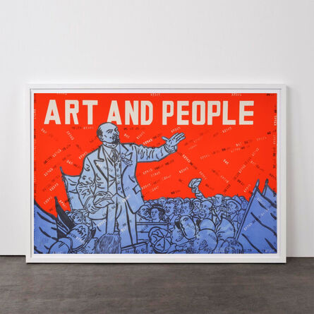 Wang Guangyi 王广义, ‘Art and People (from Rhythmical Dichotomy portfolio)’, 2007-2008