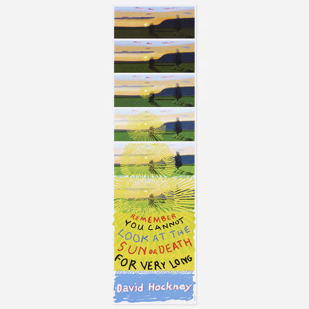 David Hockney, ‘Remember That You Cannot Look at the Sun or Death for Very Long’, 2021