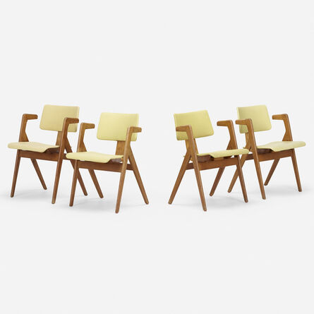 Robin Day, ‘Hillestak armchairs, set of four’, c. 1950