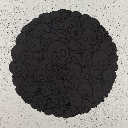 Takashi Murakami, ‘Takashi Murakami for BLM: Black Skulls Circle’, 2020