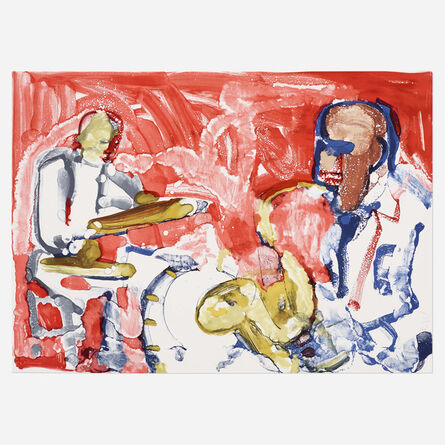 Romare Bearden, ‘Out Chorus (Rhythm Section) (from the Jazz Suite)’, 1979