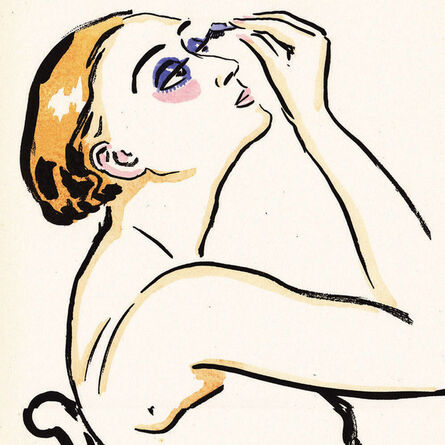 Kees van Dongen, ‘"Le Rimmel - Femme se maquillant (Juffermans JM1)"’, 1920
