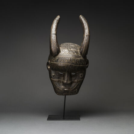 Unknown African, ‘Malinke Wooden Horned Mask’, 20th Century AD