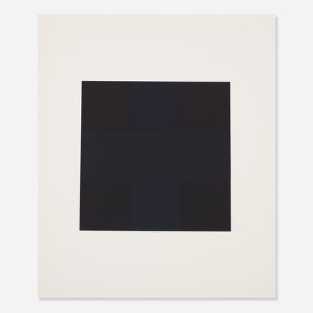 Ad Reinhardt, ‘Untitled from the X + X (Ten Works by Ten Painters) portfolio’, 1964