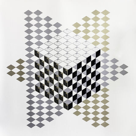 Lulwah Al Homoud, ‘Cube Within Two Trian’, 2016