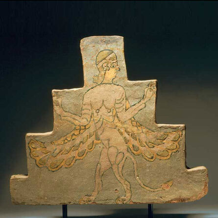 Unknown Assyrian, ‘Assyrian Glazed Brick Tile Depicting a Mythological Creature’, 900 BC to 700 BC