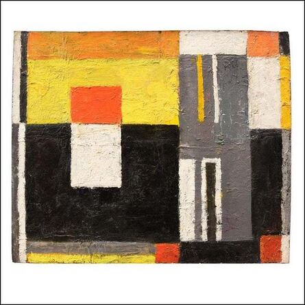 James Daugherty, ‘ABSTRACTION Mid-Century Abstract Non-Objective Color Field oil American Modern’, ca. 1960s