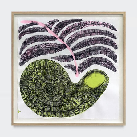 Emma Kohlmann, ‘Green Fossilized Shell’, 2021