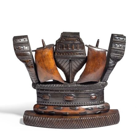 A commemorative naval crown from Victory copper and oak, ‘A commemorative naval crown from Victory copper and oak’, ca. 1880