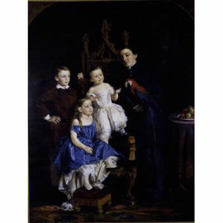 Lilly Martin Spencer, ‘Four Children of Marcus L. Ward’, 1858-1860