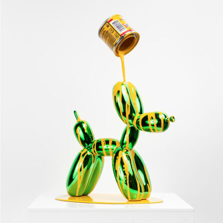 Joe Suzuki, ‘Balloon Dog - Green and yellow’, 2021