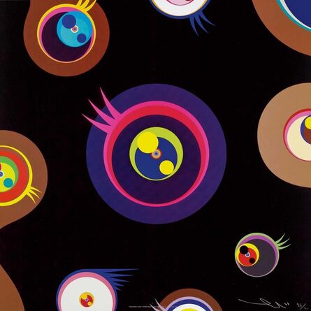 Takashi Murakami, ‘Jellyfish Eyes - Black 1’, 2004