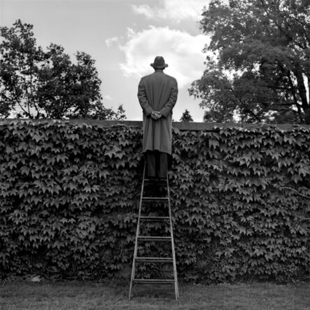Rodney Smith, ‘A.J. Looking Over Ivy-Coverd Wall’, 1994