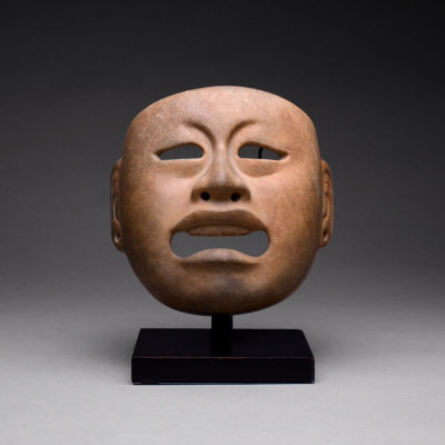 Unknown Pre-Columbian, ‘Olmec Jadite Mask’, 1200 BCE-600 BCE