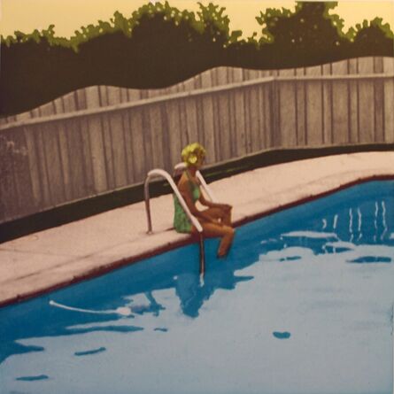 Isca Greenfield-Sanders, ‘Set of Four: The Swimming Pool Etchings (Green Suit Bather)’, 2006