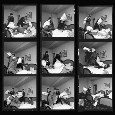 Harry Benson, ‘Beatles Pillow Fight Times Nine, Paris’, 1964