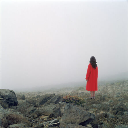 Karin Bubaš, ‘Red Coat and Mountain Vista’, 2017