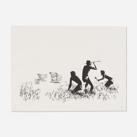 Banksy, ‘Trolleys’, 2006