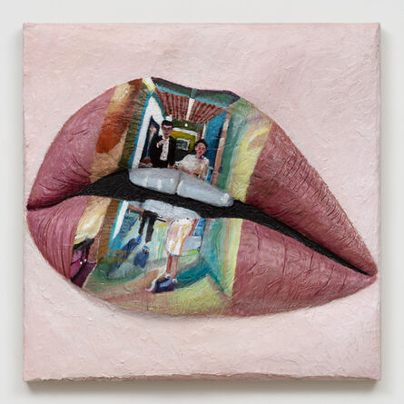 Gina Beavers, ‘Liz Phair ‘Parasite’ Lips’, 2020