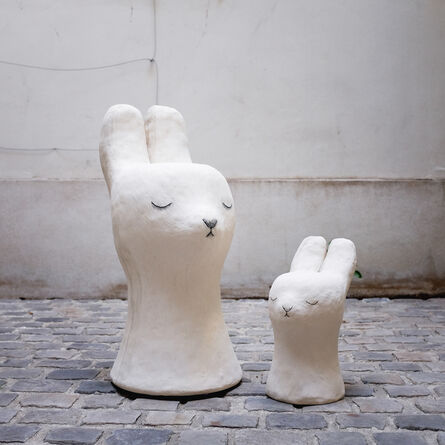 Clémentine de Chabaneix, ‘Bunny stools’, 2018