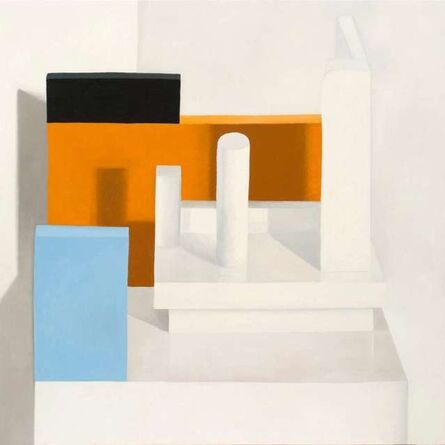 Nathalie Du Pasquier, ‘A white little construction with 3 colorful pieces’, 2012