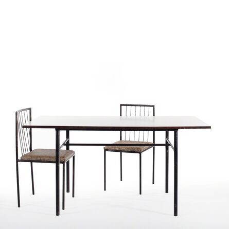 Geraldo de Barros, ‘Table and set of chairs ’, 1950