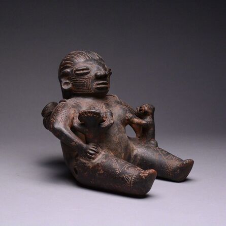 Unknown Pre-Columbian, ‘Nursing Seated Female’, 500 AD to 1000 AD