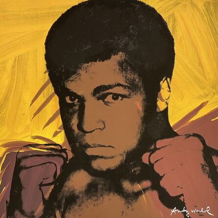 Andy Warhol, ‘Muhammad Ali (Yellow/Brown)’, 1986