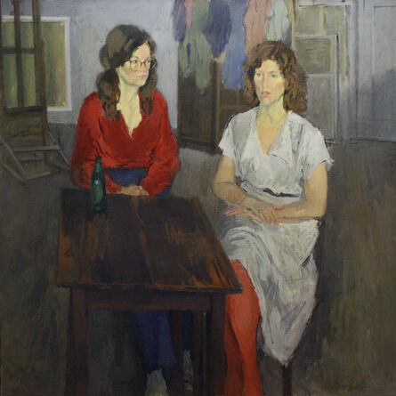 Raphael Soyer, ‘Donna Dennis and Rosemary Mayer’, 1981