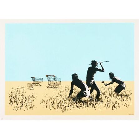 Banksy, ‘Trolleys Colour (Signed)’, 2007