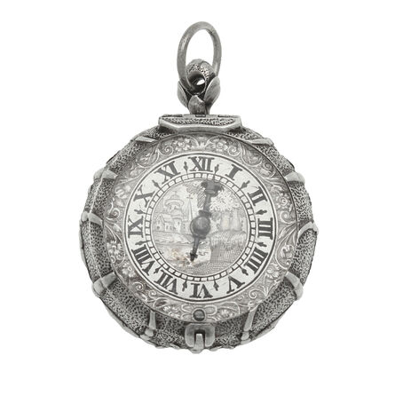 Edward East, ‘ Silver pre-balance spring verge watch in the form of a rose by Edward East, London.’, ca. 1640