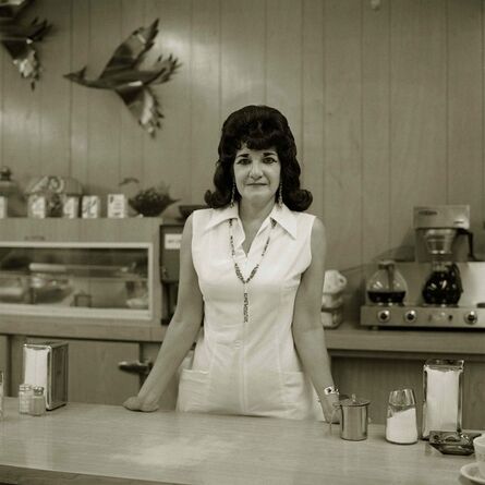 Steve Fitch, ‘Truckstop Waitress, Highway 66, Gallup, New Mexico ’, 1972