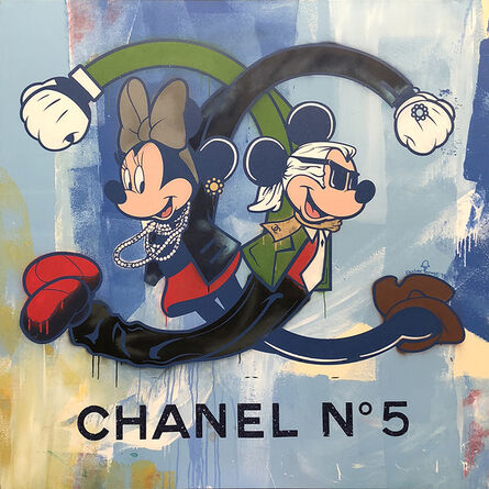 Skyler Grey, ‘Mickey's Chanel Twist in Blue’, 2018