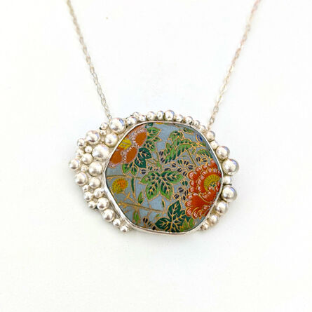 Melanie Sherman, ‘Necklace | Vintage Japanese Ceramics Chard | Sterling Silver | 24″ Chain’, 2020