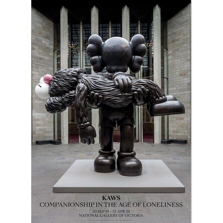 KAWS, ‘Companionship In The Age Of Loneliness NGV Exhibition Poster’, 2019