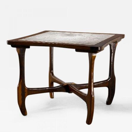Don Shoemaker, ‘Rosewood and Marble Square Table’, ca. 1950-70s