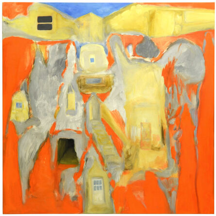 John Benicewicz, ‘Gold and Grey - Orange Throughout - Blue Everlasting’, 2015