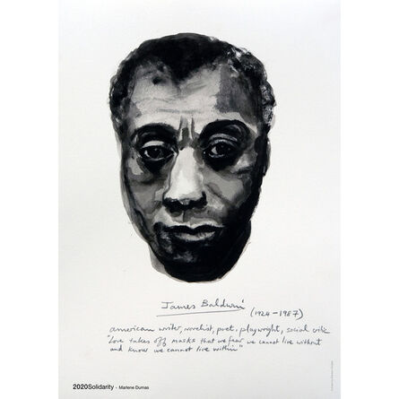 Marlene Dumas, ‘James Baldwin (from the series Great Men) limited time release poster’, 2020