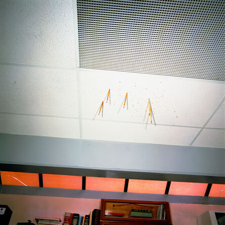John Divola, ‘(X26F15) Ceiling Above Mulder's Desk - Stage 5’, 2002