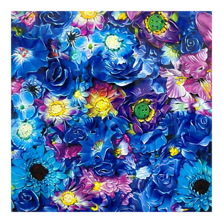 Tetsutaro Kamatani, ‘PROLIFERATION- FLOWER BLUE’, 2020