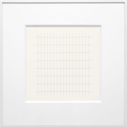 Agnes Martin, ‘On a Clear Day #28’, 1973