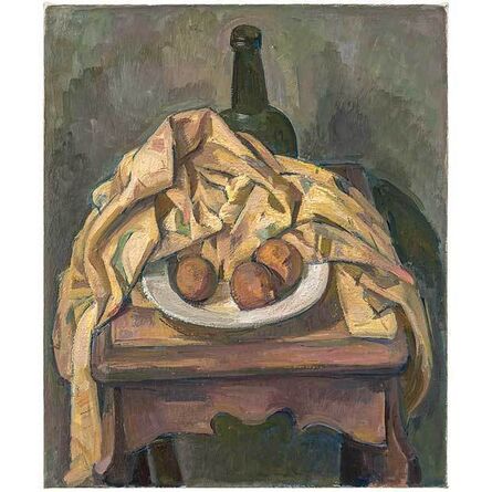Wilbur Niewald, ‘Still Life with Yellow Cloth and Dried Oranges’, 2014