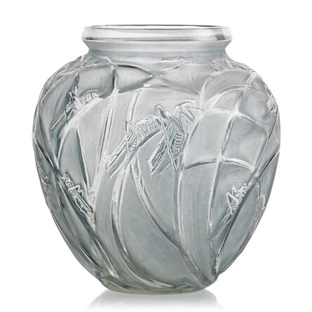 Lalique, ‘"Sauterelles" Vase, France, M P. 414, No. 888’, des. 1912