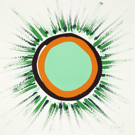 Terry Frost, ‘Orchard Sunbursts (green)’, 1999