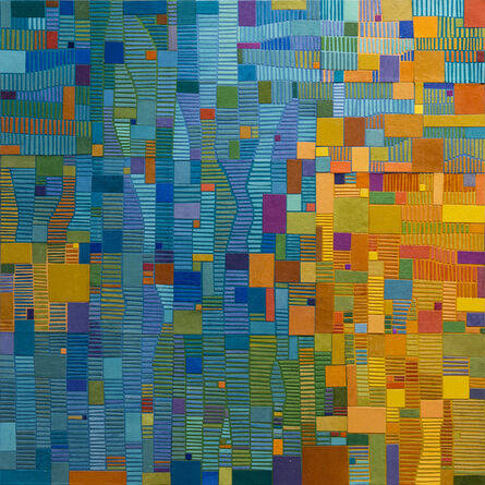 Laurie Frick, ‘People Connections Blue and Orange’, 2020
