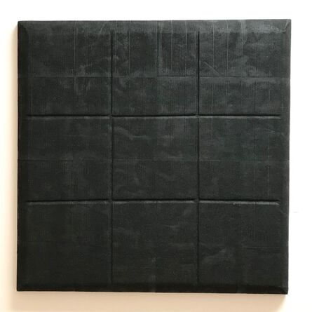 Ryan DaWalt, ‘ “Untitled (Magnetite shaped canvas)”’, 2018