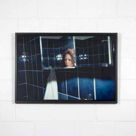 Nan Goldin, ‘Self Portrait In My Blue Bathroom’, 1991