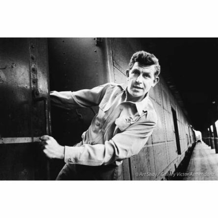 Art Shay, ‘Andy Griffith on Train in Nashville, 1961’, 2017